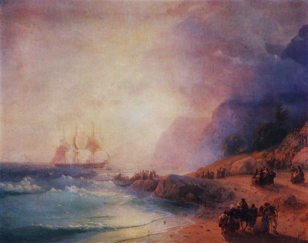 The Crete Island. Near the Shores of Greece. 1867  Oil on canvas.96×126