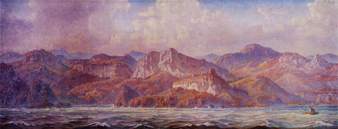 Tauric Scythia. 1937  Oil on canvas. 96×252,5