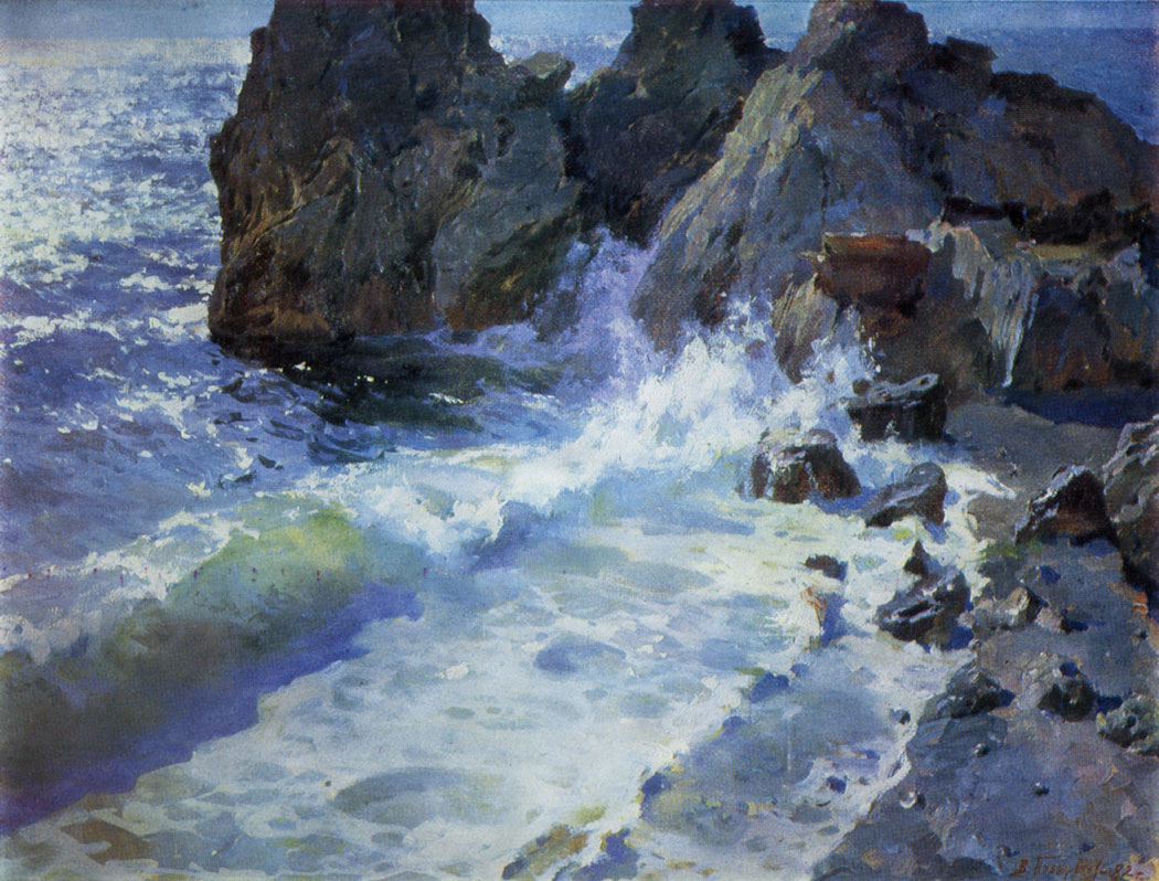 Wild Coast. 1983  Oil on canvas. 120×116